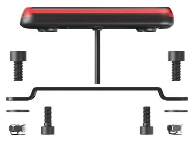 Knog R&uuml;cklicht Blinder E RH 50 Gep&auml;cktr&auml;germontage 50 und 80mm  Produktbild 4